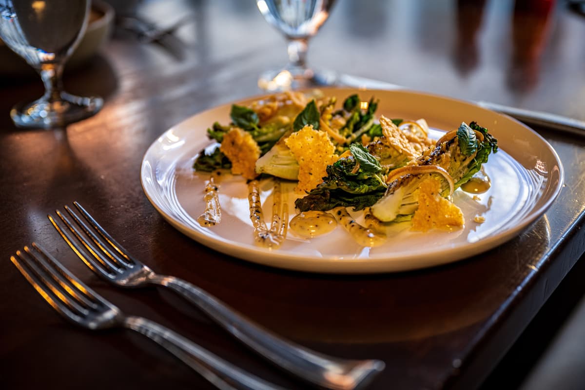 Dinner Salad at Panzano's in Denver.