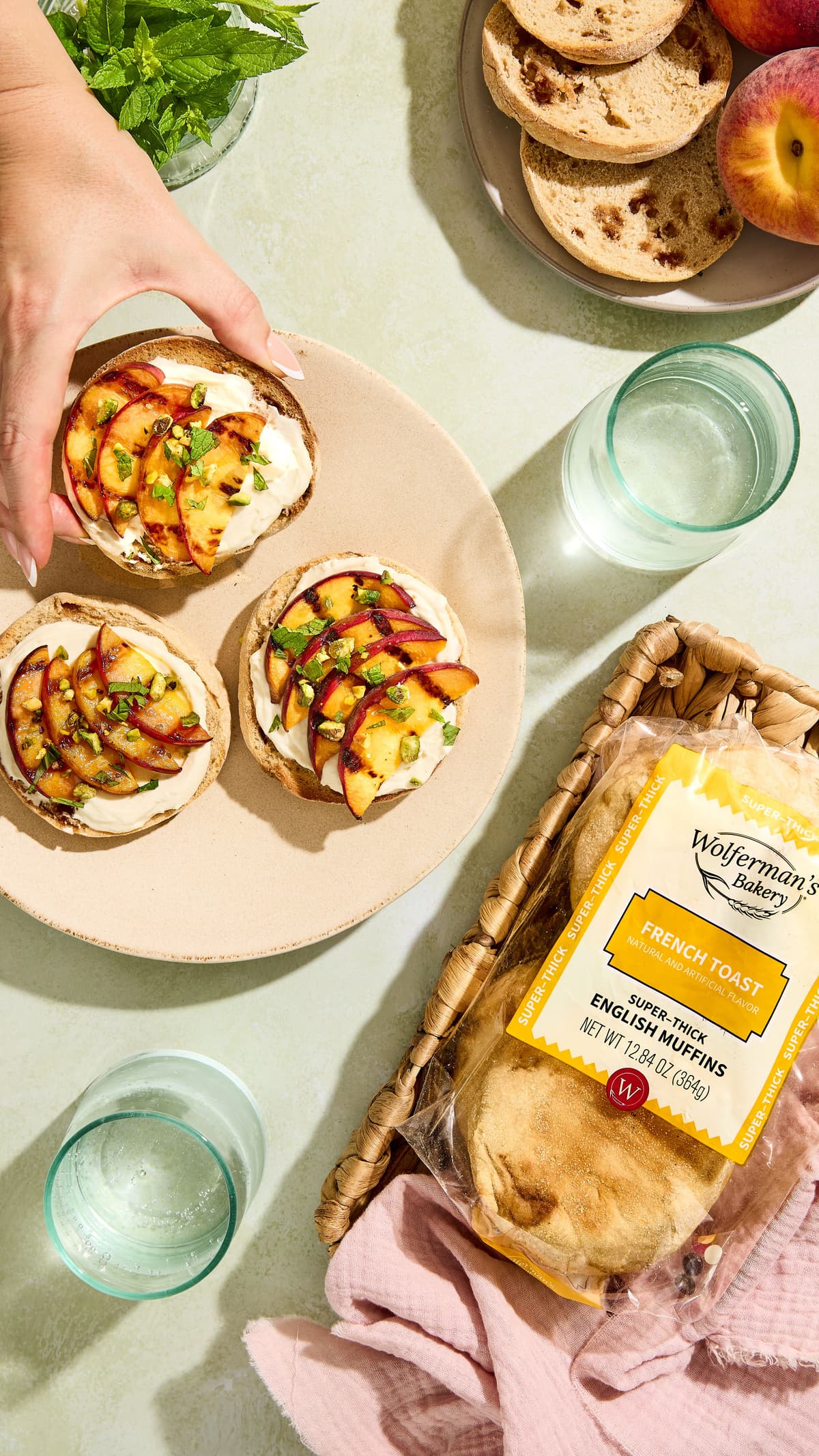 Grilled Peach Toast