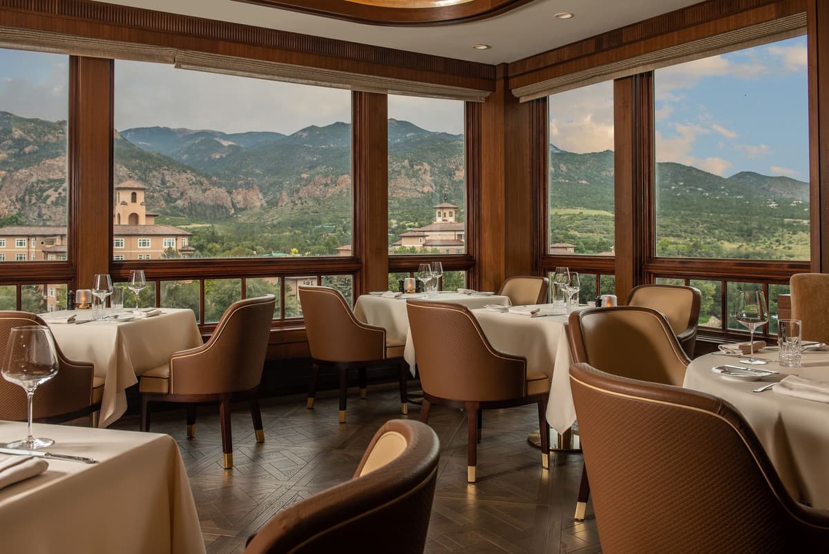 Penrose Room architecture shoot for The Broadmoor