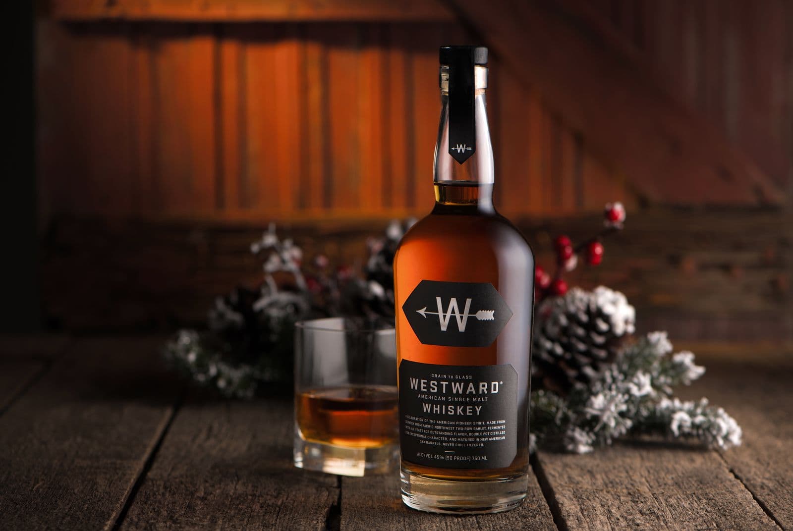 Westward Whiskey product shot