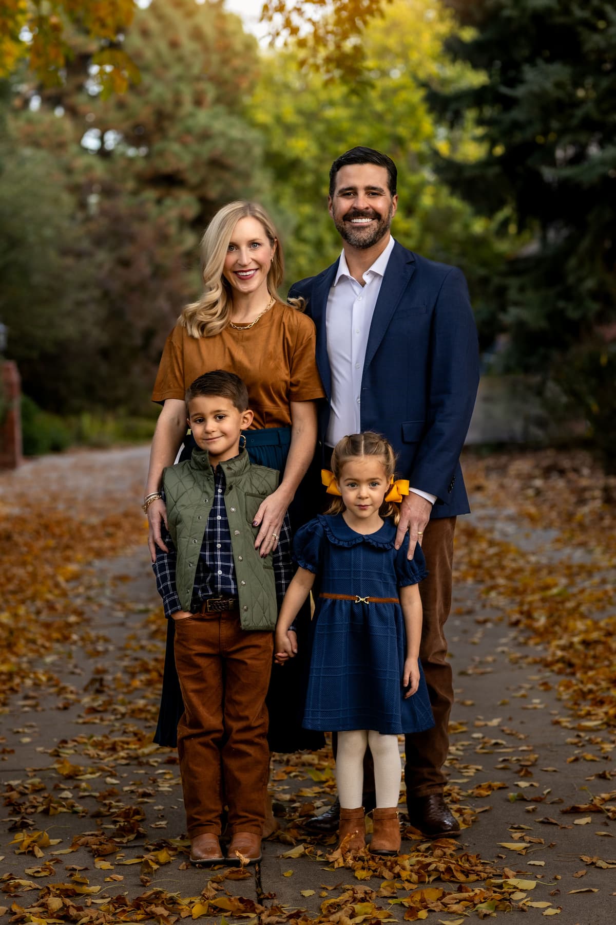 Family outdoor natural light