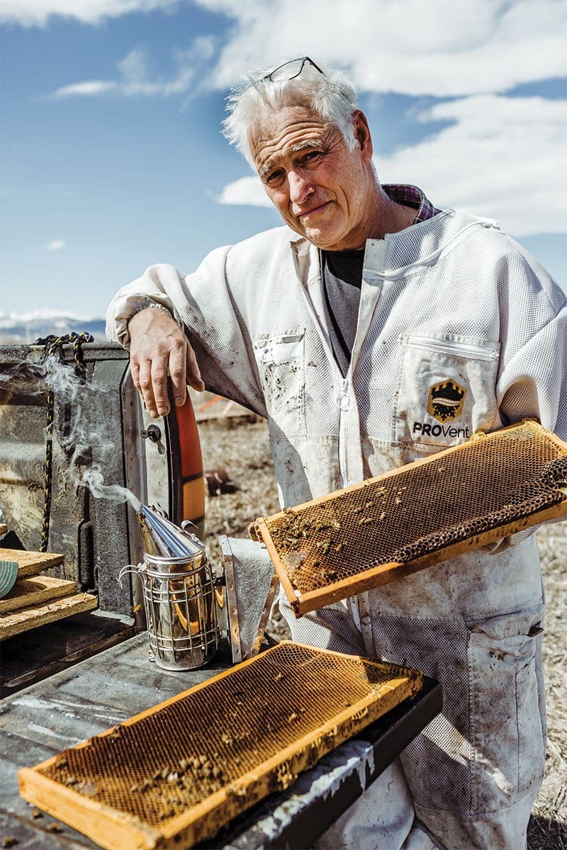 A beekeeper shows the bleak reality of climate change.