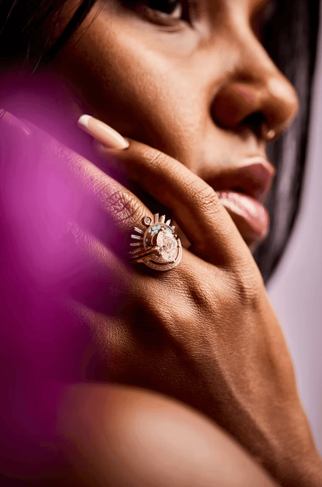 Jewelry photoshoot for Young in the Mountains